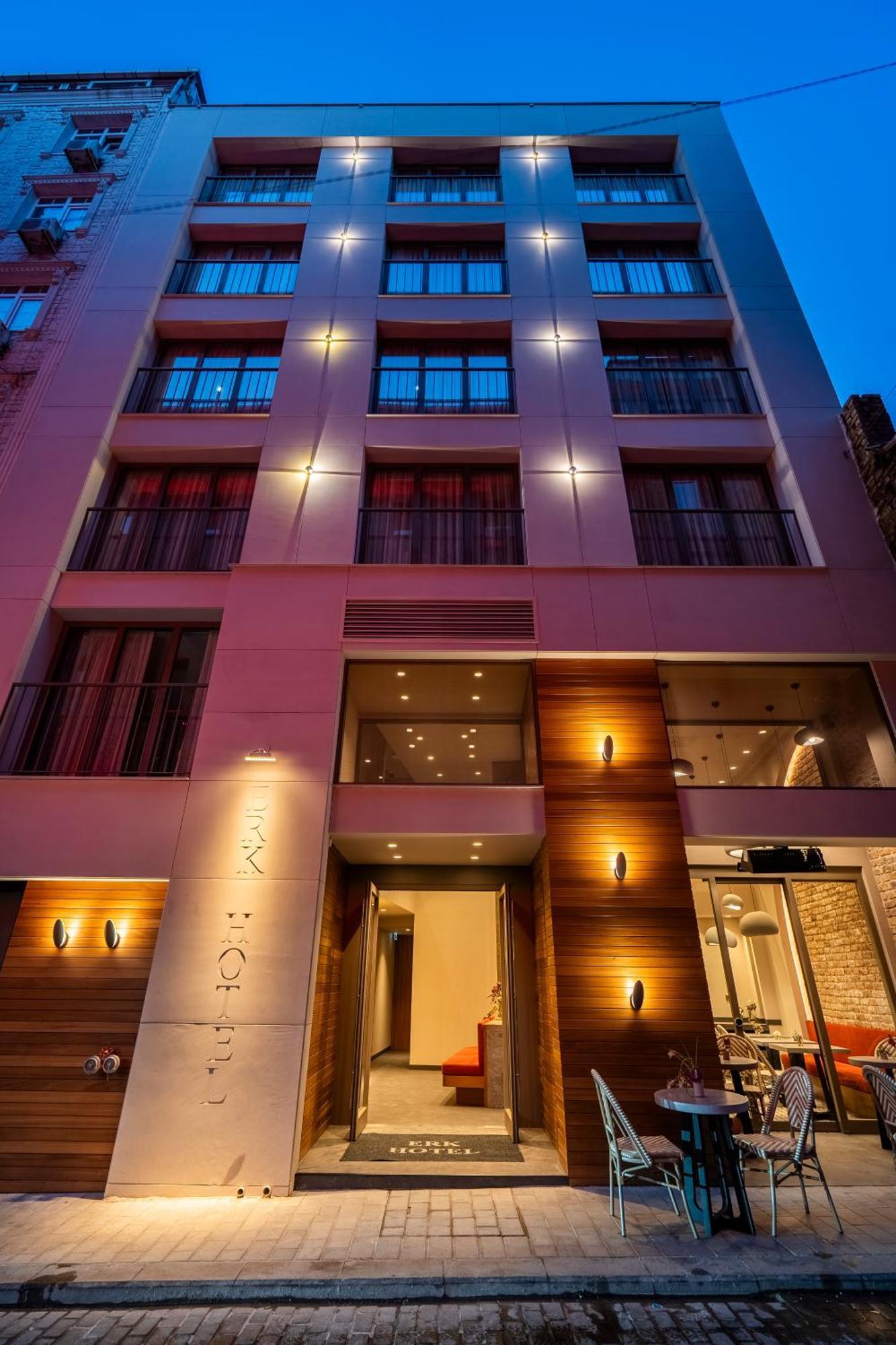 Erk Hotel Istanboel Buitenkant foto