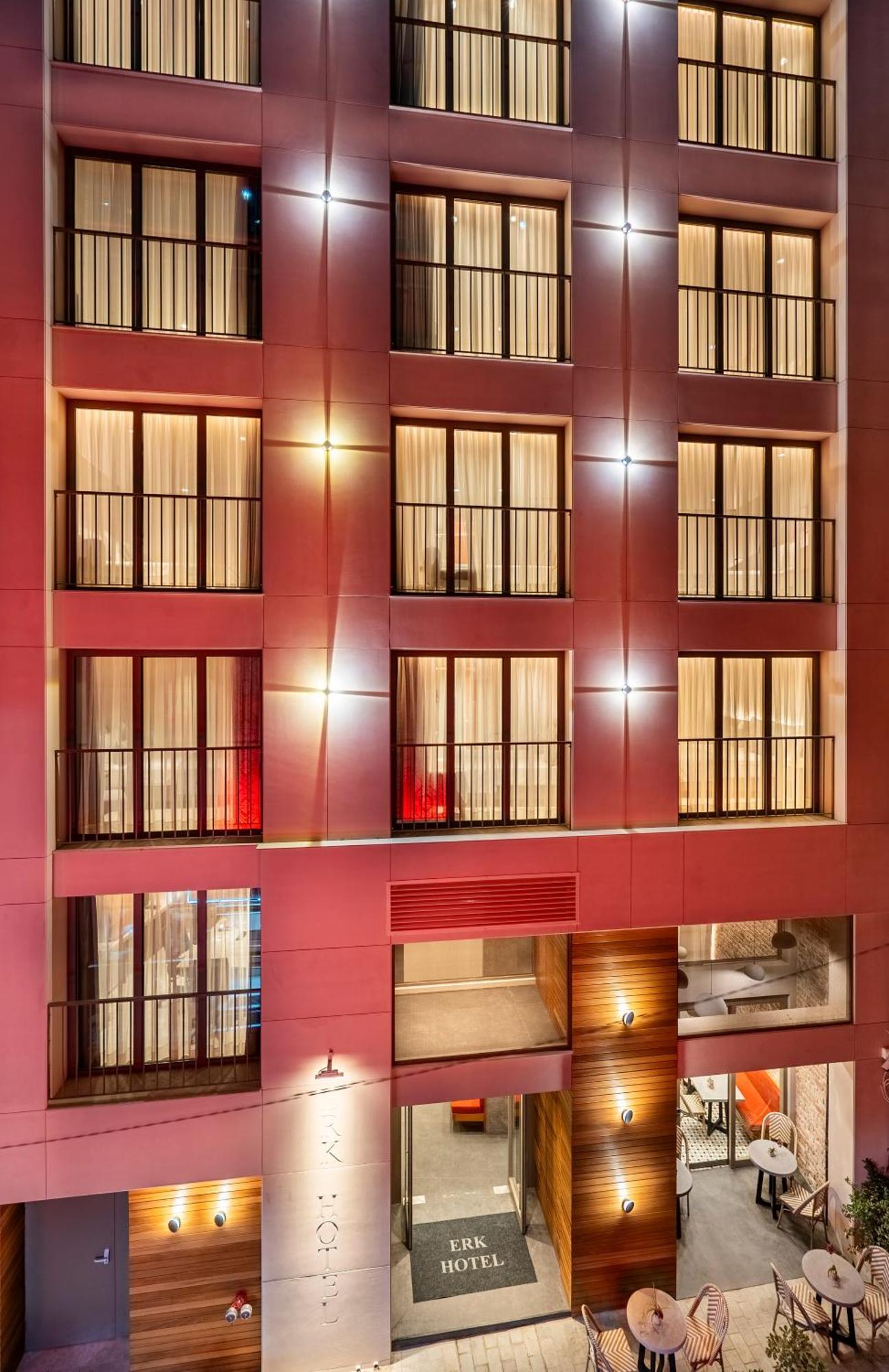 Erk Hotel Istanboel Buitenkant foto
